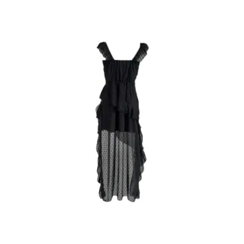 PAIN OR PLEASURE Slip Dresses Women's Black