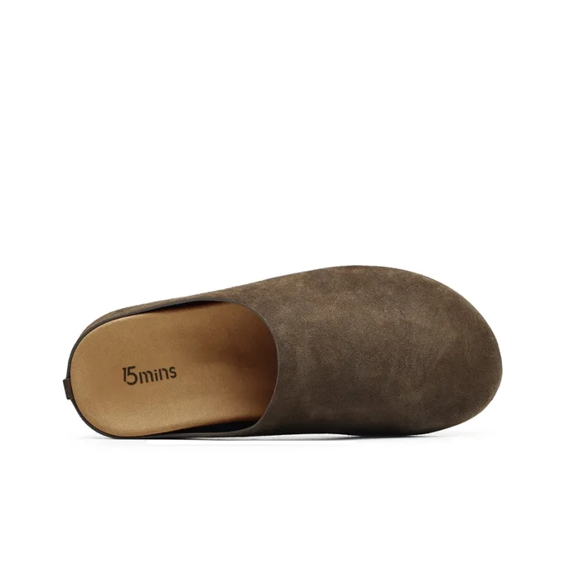 15 MINS Rubber Sole Closed Toe Slippers Unisex-8