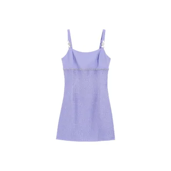 Bebe SS24 Slip Dress Women's Purple