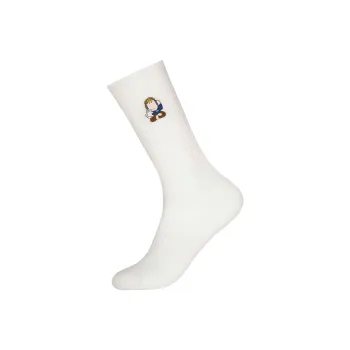 New Balance Mid Calf Socks Unisex 1 Pack Sea Salt White
