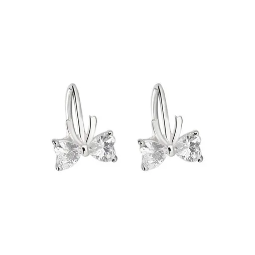 NVBBK S925 Silver Clip On Earrings Women's-6