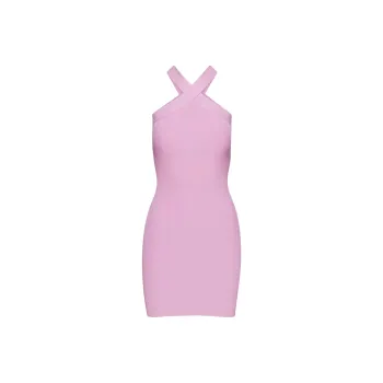ARITZIA Babaton Sculpt Knit Criss Cross Dress Sleeveless Dress Women's Lyrical Lilac