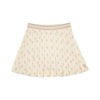 MLB Boston Red Sox SS24 Casual Short Skirts Women's Dark Cream