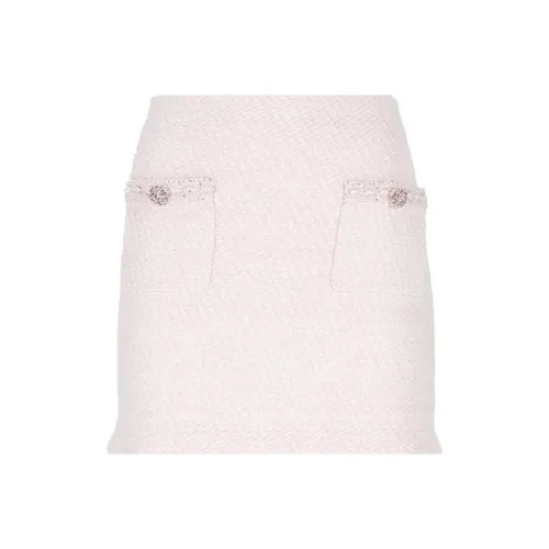 Self portrait Casual Short Skirts Women's Pink