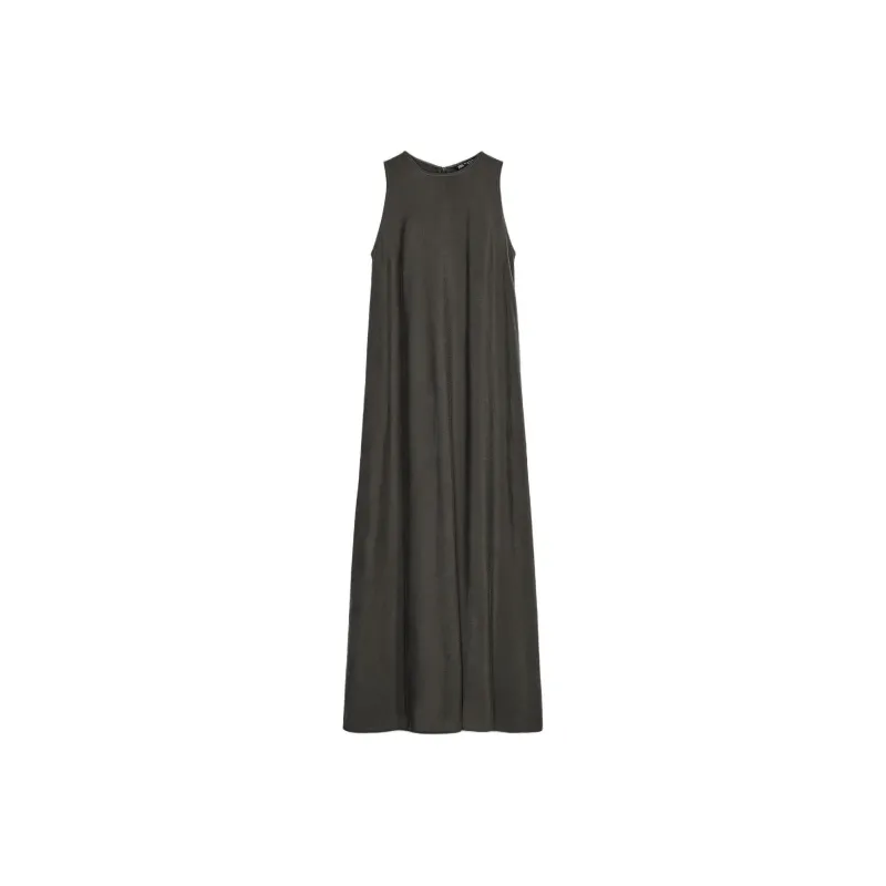 ZARA Sleeveless Dress Women's Coal Gray-0