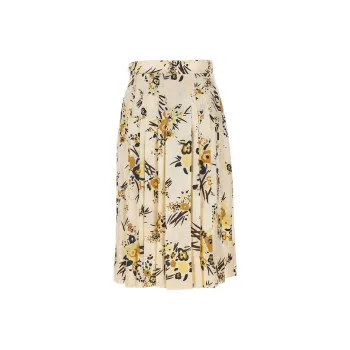 TORY BURCH Floral print Pleated Skirt