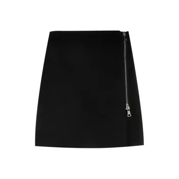 PAROSH Casual Short Skirts Women's Black