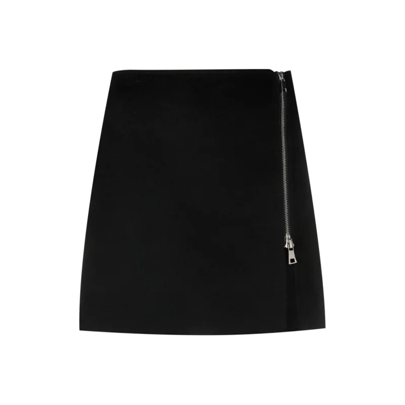 PAROSH Casual Short Skirts Women's Black-0