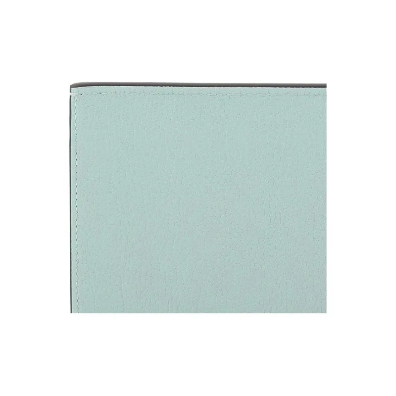 Mulberry Cow Leather Wallet Medium Size Women's Light Blue-4