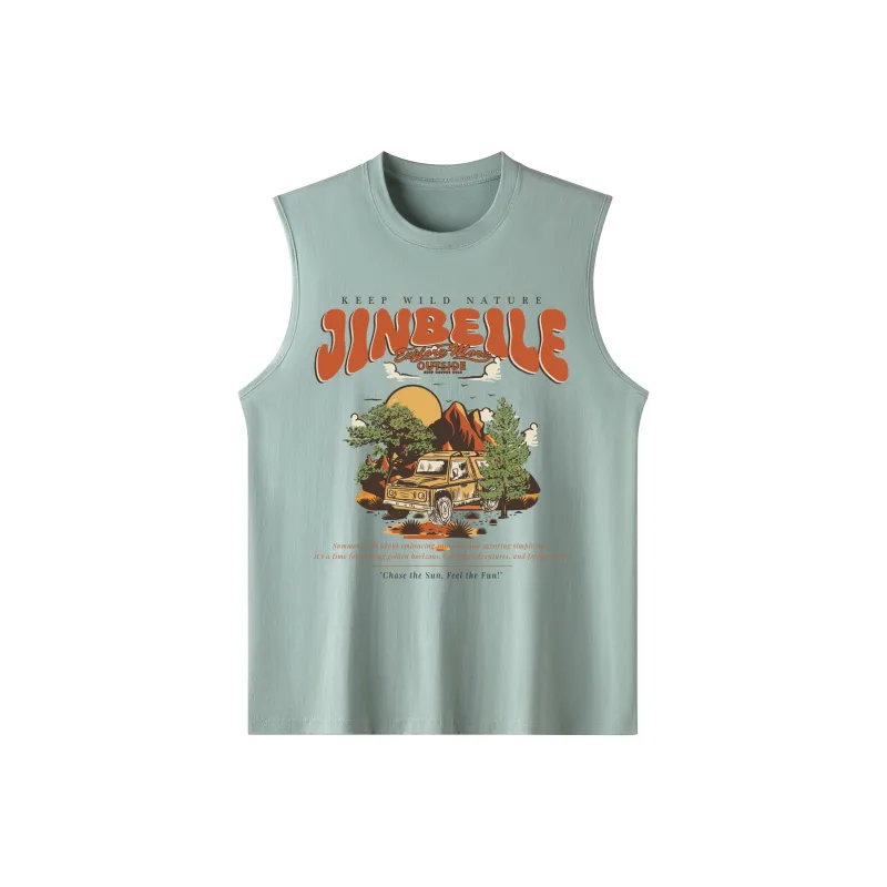 JINBEILE Tank Tops Unisex-12