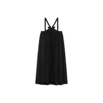 VERSACE Pleated Slip Dress