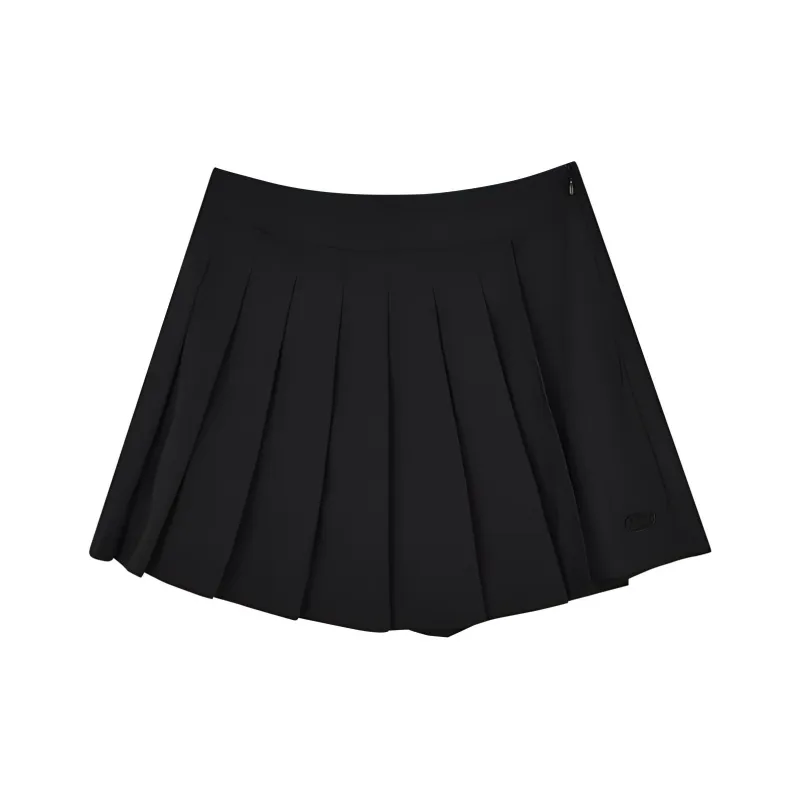 Skechers SS24 Casual Short Skirts Women's Carbon Black-0