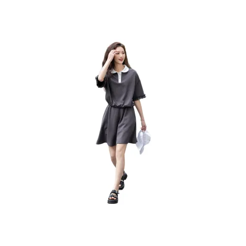 【dme】 Casual Suit Women's Dark Gray