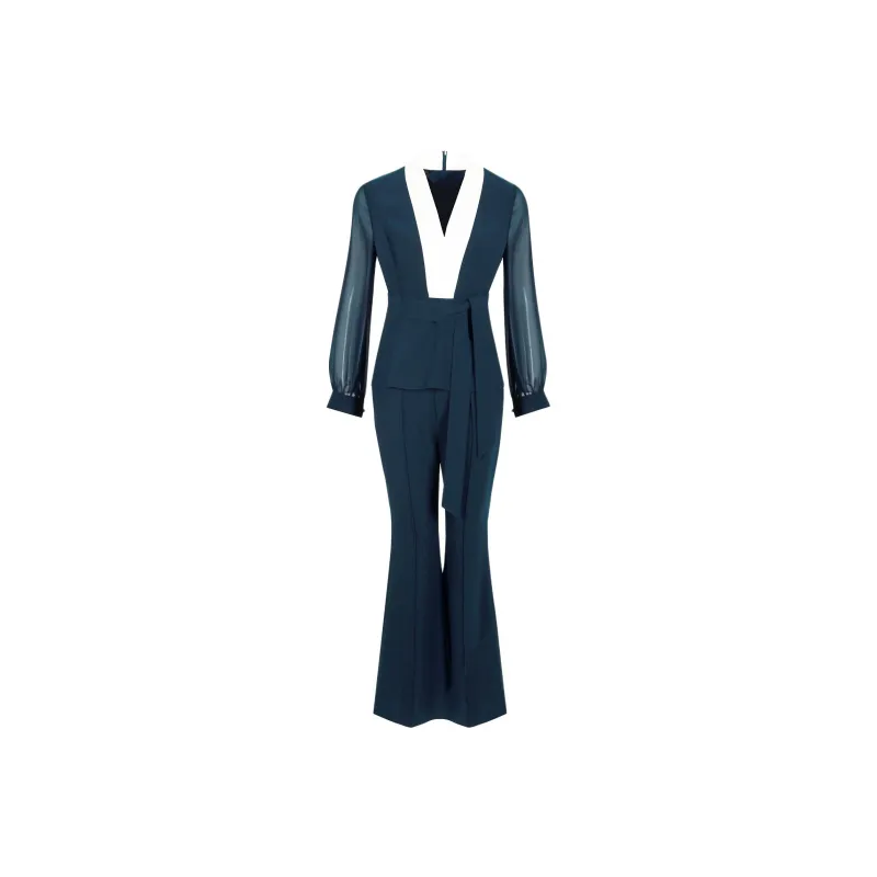 BBLLUUEE Casual Suit Women's Turquoise-0
