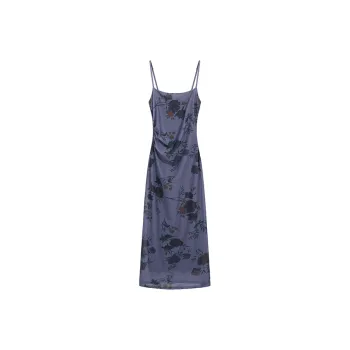 PAIN OR PLEASURE Slip Dresses Women's Purple