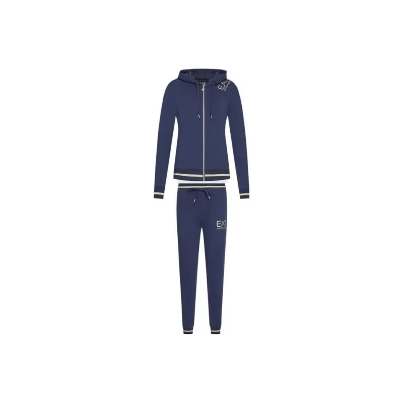 EMPORIO ARMANI EA7 SS23 Casual Suit Women's Marine Blue-0
