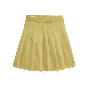 Levis Barbie Ferreira Co-brand Casual Short Skirts Women's Yellow