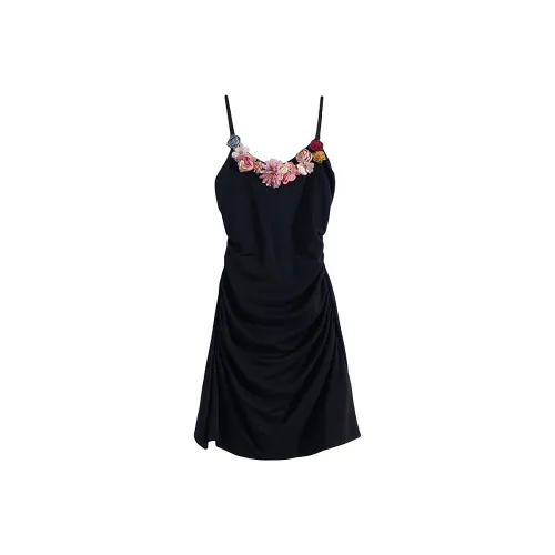 Incolore Slip Dresses Women's Black