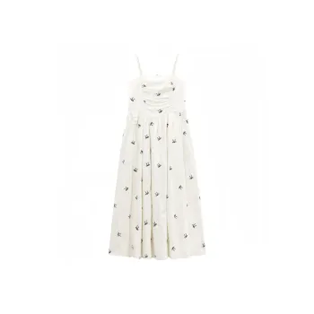 MIMOSA CHUR Slip Dress Women's White