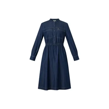 HAZZYS Long Sleeved Dress Women's Blue