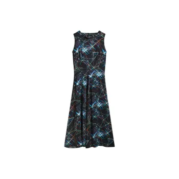 Agnes B. Ikon Screen print Midi Dress