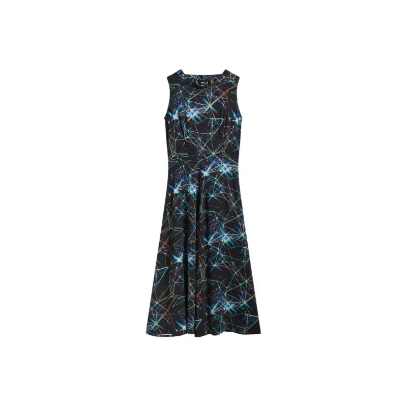 Agnes B. Ikon Screen print Midi Dress-0