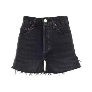 AGOLDE Denim Shorts Women's Black
