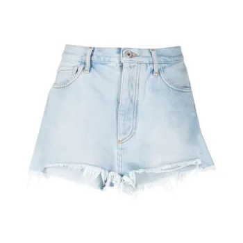 OFF-WHITE Denim Shorts Women's Blue