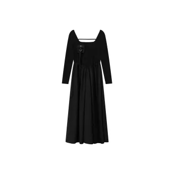 CHUU Long Sleeved Dresses Women's Black