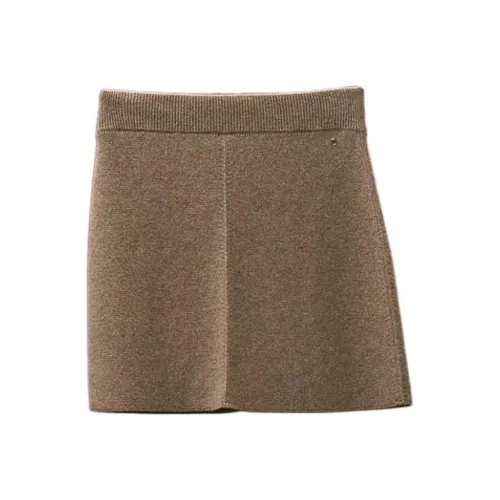 HERMES Casual Short Skirts Women's Moss Green