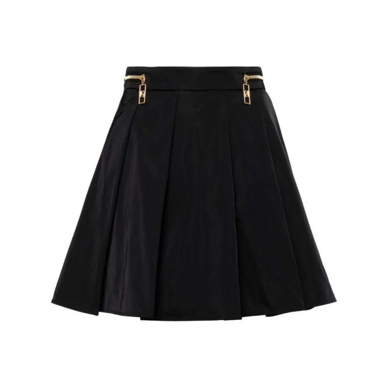 Elisabetta Franchi Zipped Pleated Mini Skirt-0
