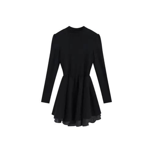 JOSR Long Sleeved Dresses Women's Black