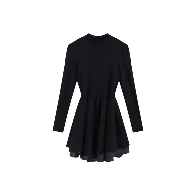 JOSR Long Sleeved Dresses Women's Black-0