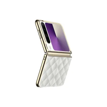 IMCHEN Leather Material Chanel Inspired Diamond Pattern Phone Cases Compatibility With Huawei PuraX Girlish