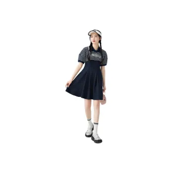 ZIHAN Skirt Set Women's Black Navy Blue