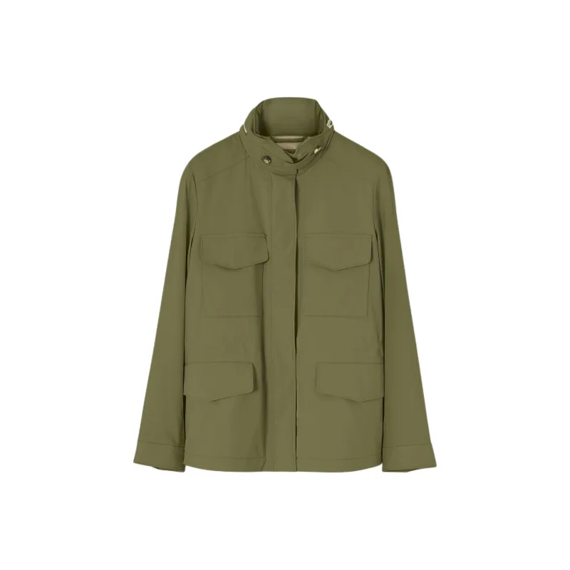 Loro Piana SS25 Jackets & Coats Women's Olive Green-0