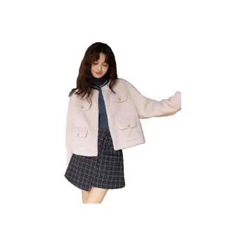 MISHOW Casual Short Skirts Women's Blue Plaid Color