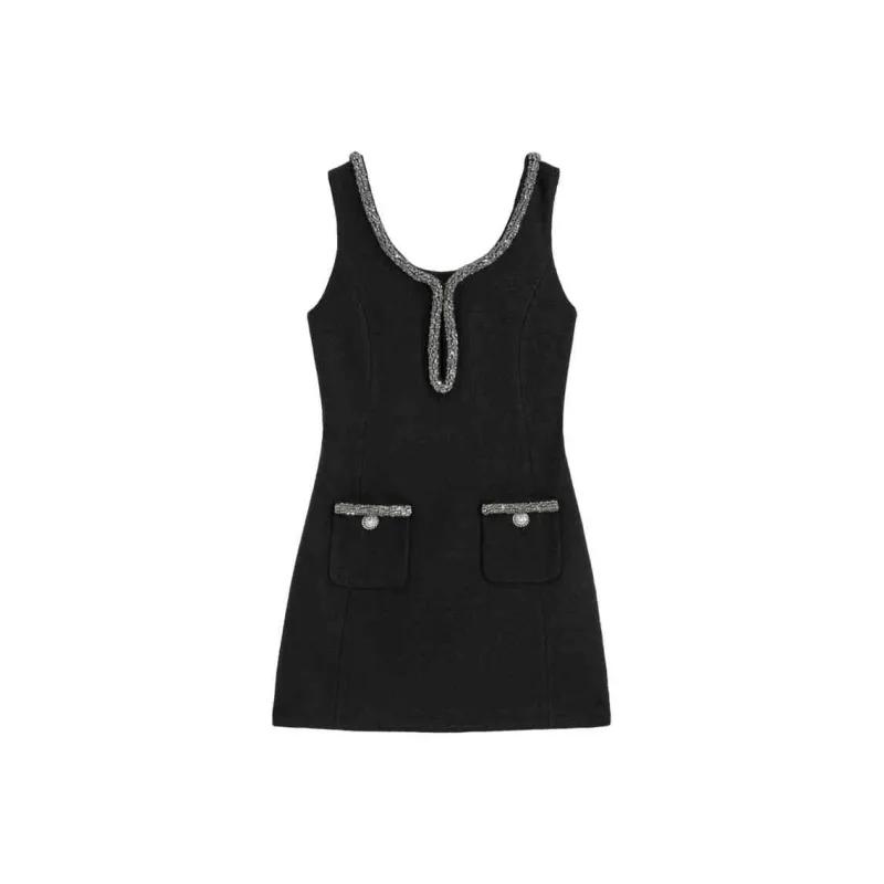 Bebe Sleeveless Dress Women's Black-0