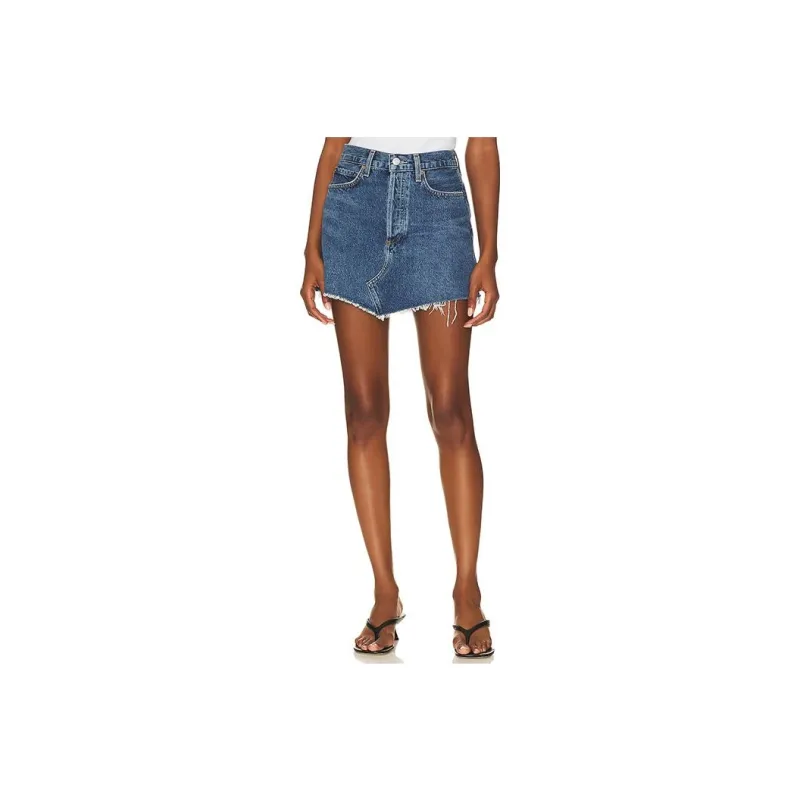 AGOLDE Women's Denim Skirt-0