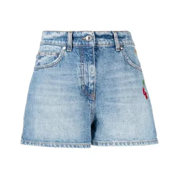 MSGM Denim Shorts Women's Blue
