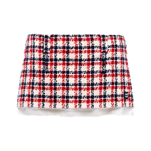 MIU MIU Casual Short Skirts Women's Red