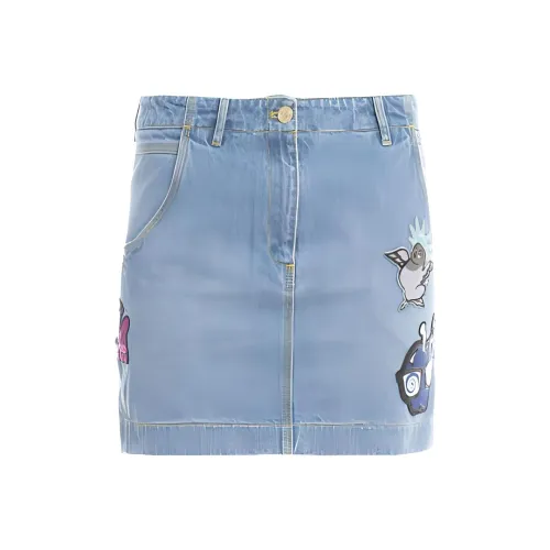 KENZO Denim Short Skirts Women's Blue