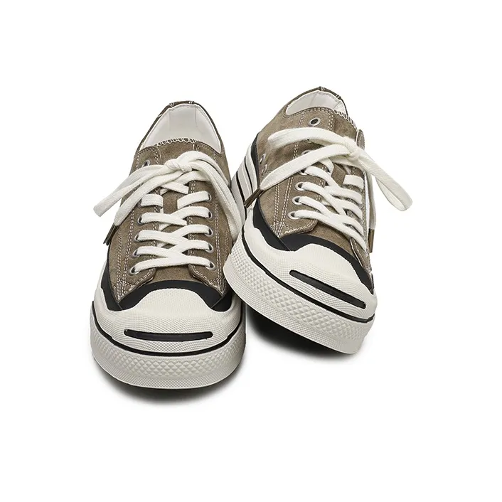 BENZI Skateboard Shoes Unisex Low Top Khaki/Sand-3