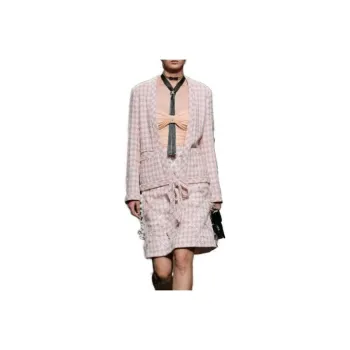 CHANEL Casual Short Skirts Women's Pink