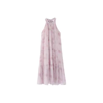 PLAY BUSH Sleeveless Dress Women's Pink