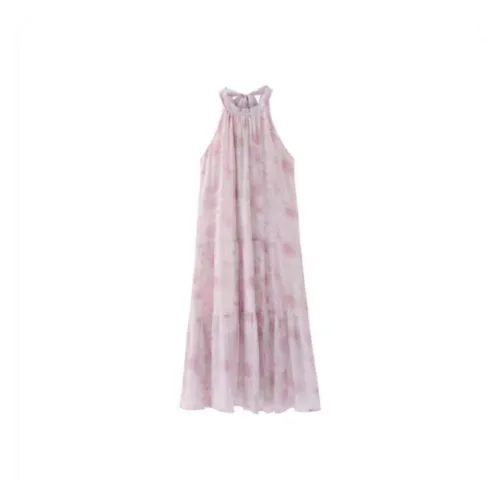 PLAY BUSH Sleeveless Dress Women's Pink
