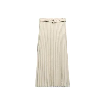 ZARA Casual Long Skirts Women's White