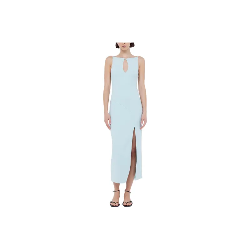 BEC+BRIDGE MARIELLE SPLIT DRESS Slip Dresses Women's Mist/Misty Green-0