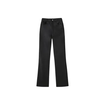 NANUSHKA Leather Pants Women's Black