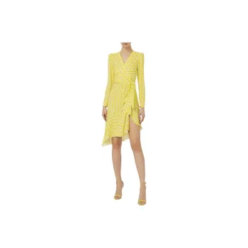 Elisabetta Franchi Graphic Printed Asymmetric Midi Dress